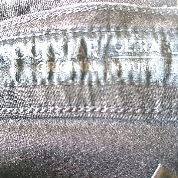 ROCKSTAR Original Distressed Ultra Slim Natural Selection Black Jeans Size 44 - Picture 5 of 11